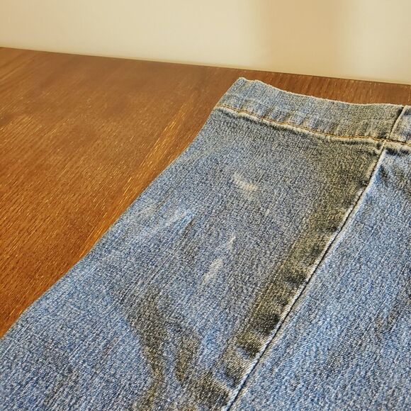 Vtg Mossimo Denim Long & Slender Women's Size 18 Wide-Leg‎ Bootcut High-Waist - Picture 8 of 16